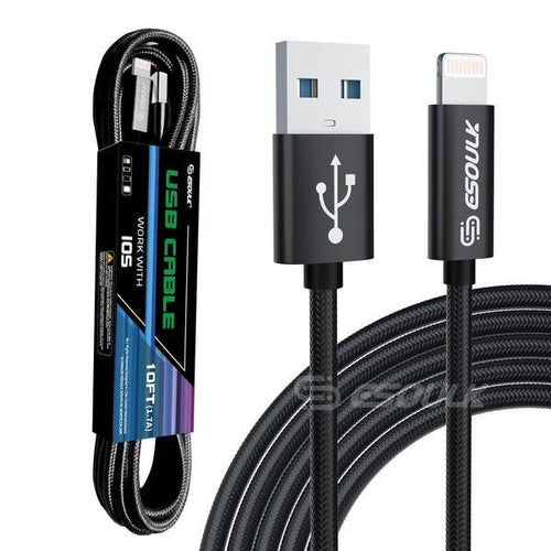 10FT USB Cable For IPhone XS/XR/XS MAX 1.7A - Koxer Trader