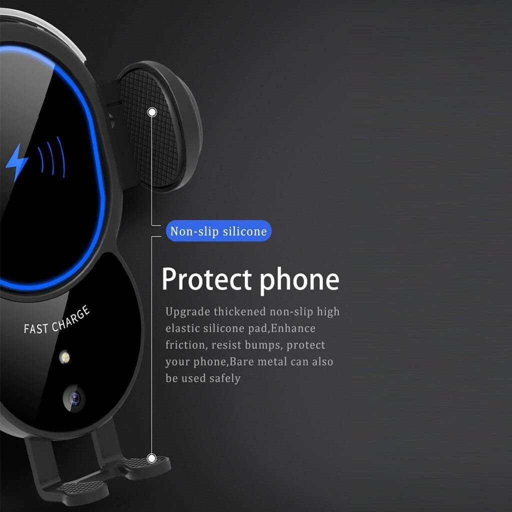 10W Wireless Automatic Clamping Mount Fast Charger For Your Car - Koxer Trader