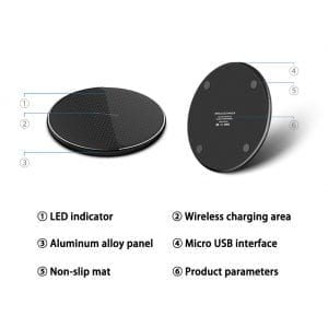 15W Fast Wireless Charger Pad - Koxer Trader